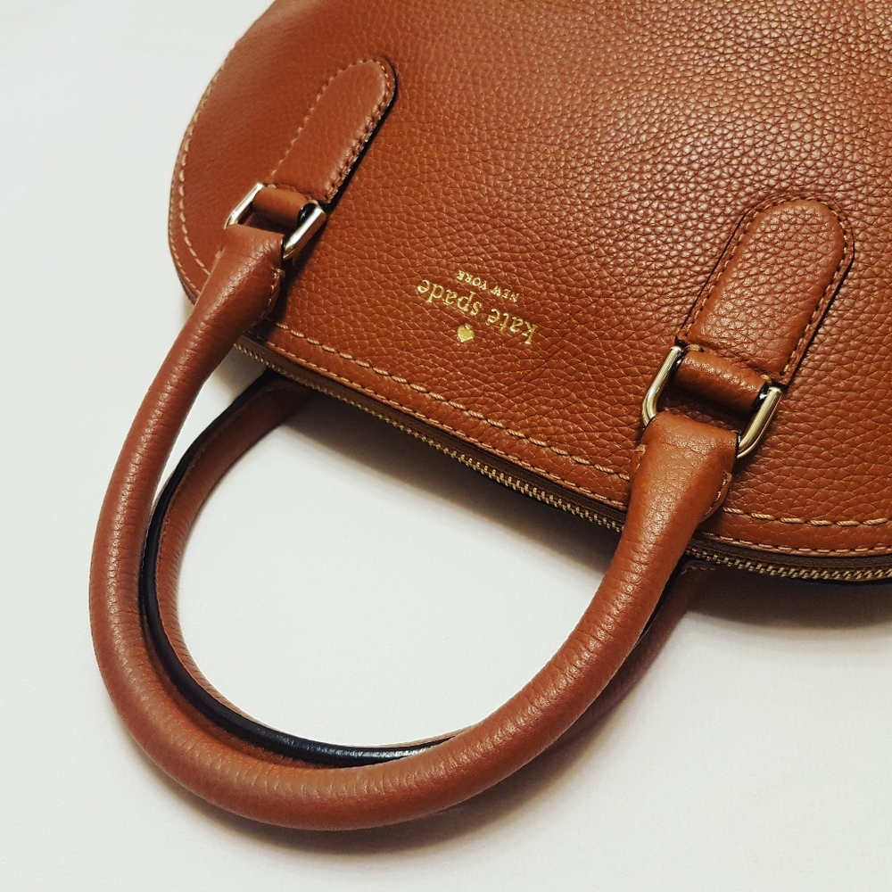 Kate Spade McCall Street Carli Purse in Cognac